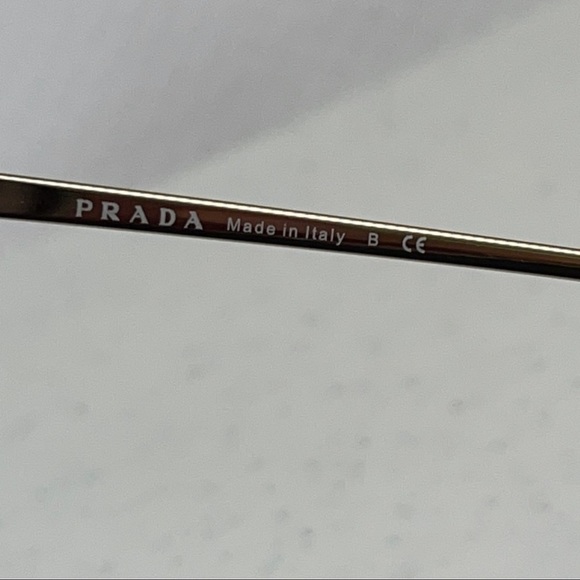 Prada Ladies Black Oval Sunglasses - Picture 13 of 13